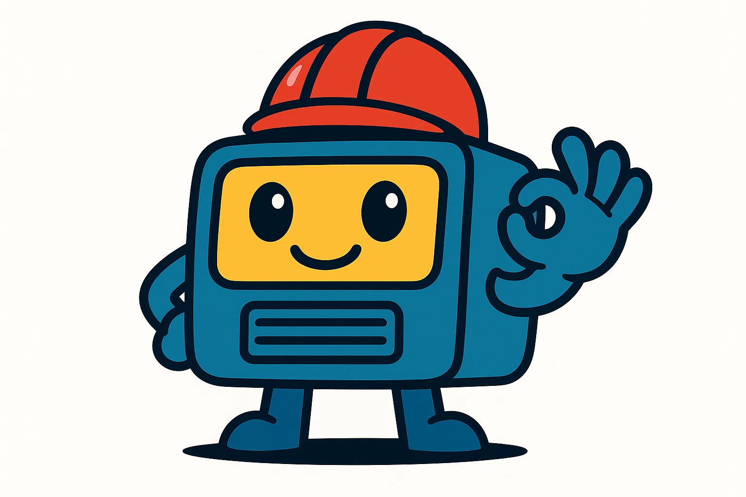 OKポーズの発電くん