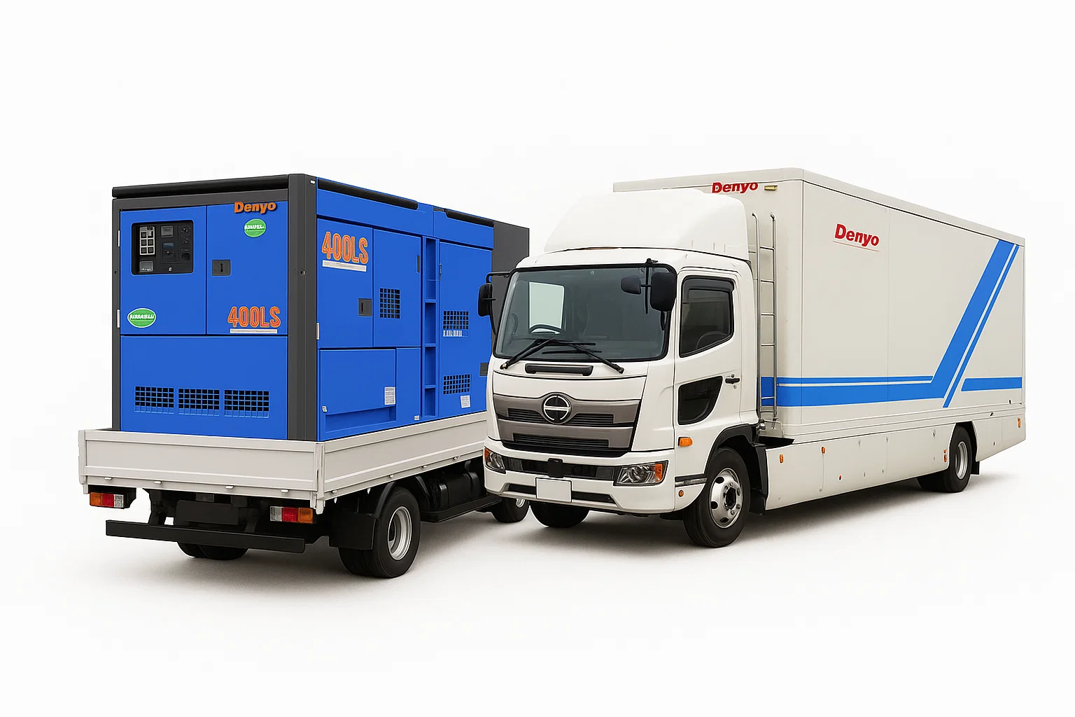 トラックに可搬型発電機を積んだ場合と「電源車」の違い 【発電くんコラム】