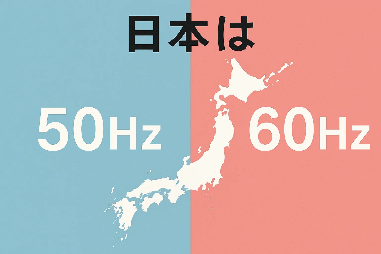 教えて発電くん!なぜ日本は「50Hz/60Hz」があるの?〜発電史の珍事件〜