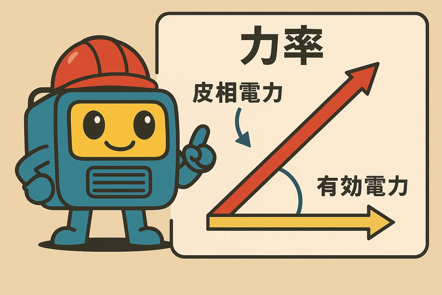 教えて発電くん!力率ってなに?発電機選定で失敗しないための基本